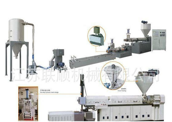 Linia do produkcji granulatu PP PE, maszyna do produkcji granulatu do recyklingu odpadów z tworzyw sztucznych