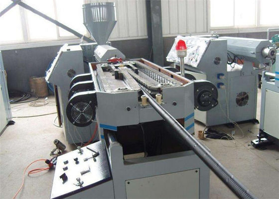 PE PP PVC Jednościenna maszyna do wytłaczania rur falistych z tworzywa sztucznego Φ9 mm - 35 mm