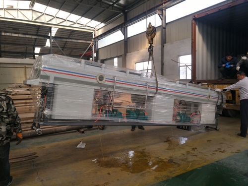 Latest company news about Linia do produkcji rur PE jest dostarczana do Ugandy