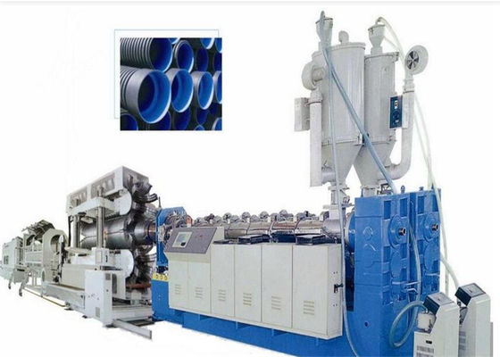 Linia produkcyjna rurociągów falistych PVC PE, kanalizacyjna maszyna do produkcji rurociągów falistych