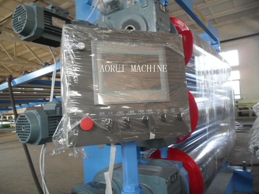 Dobra cena. Hollow Grid Plastic Sheet Extrusion Line / PE Single Screw Making Machine / Plastic PE Sheet Production Line w Internecie