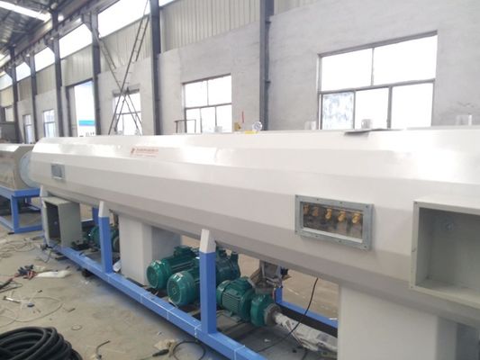 16-630mm PE HDPE LDPE PVC linia produkcyjna rur plastikowych z 38Cr Moaia śrubą i beczką