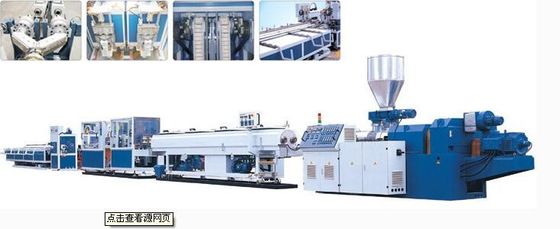 Linia do wytłaczania rur z tworzyw sztucznych 380V 50HZ, linia do produkcji rur z podwójną śrubą PVC