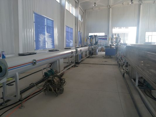 Plastikowa maszyna do produkcji rur kanalizacyjnych HDPE Wytłaczarka jednoślimakowa Linia do produkcji kanałów PE PP