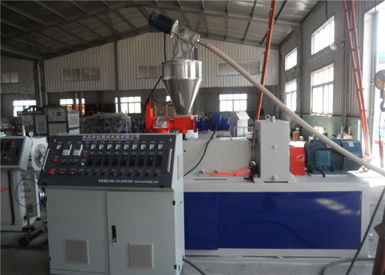 220-380V 3-fazowa linia produkcyjna rur Pvc z dwoma śrubami