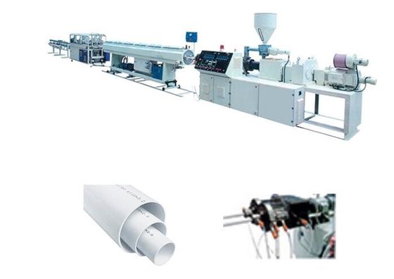 Maszyna do produkcji podwójnych rur PVC, linia do produkcji podwójnych rur 380V 50HZ