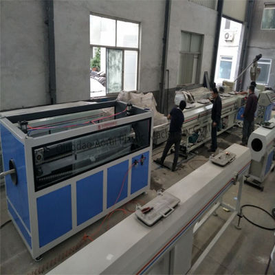 220-380V 3-fazowa linia produkcyjna rur Pvc z dwoma śrubami