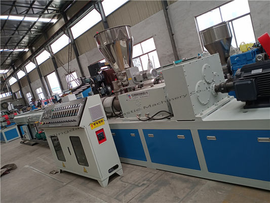 Linia do wytłaczania rur PVC z podwójną śrubą 110kw 120Kg / H